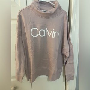 Calvin Klein light pink pullover, size L